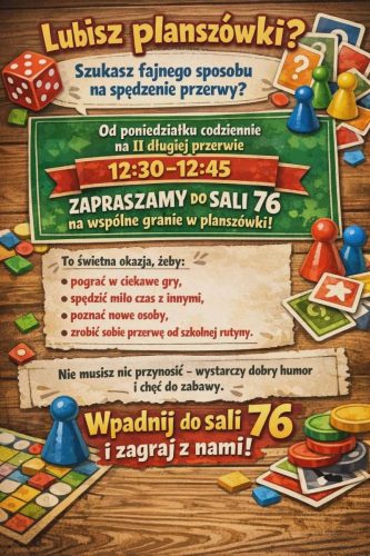 Planszówki w Jedynce! 