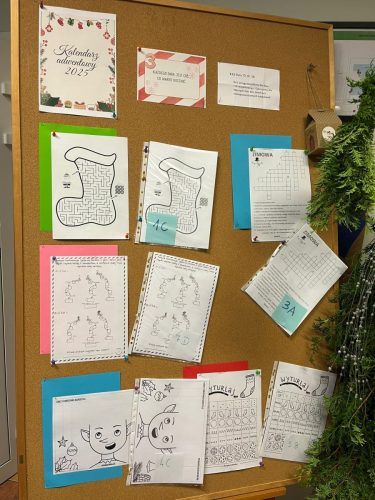 Kalendarz Adwentowy w naszej szkole! 